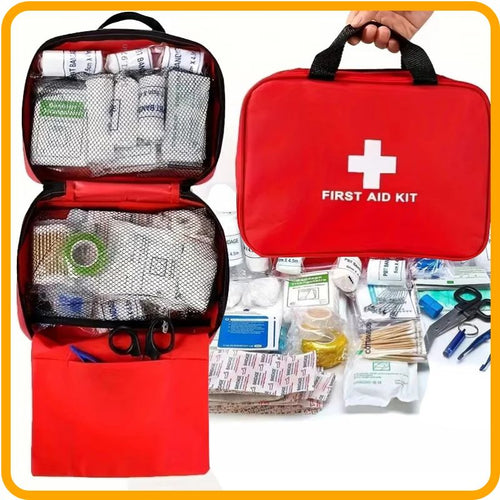 184-Piece First Aid Kit – Portable Emergency Medical Bag
