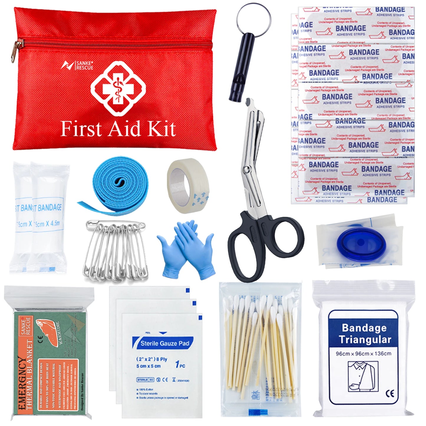 24-in-1 Survival & First Aid Kit
