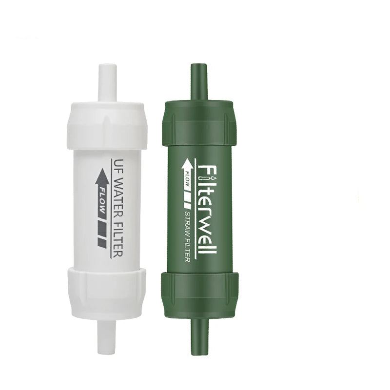 Compact Mini Water Filter Straw – Portable Emergency Water Purifier for safe drinking water in survival situations.
