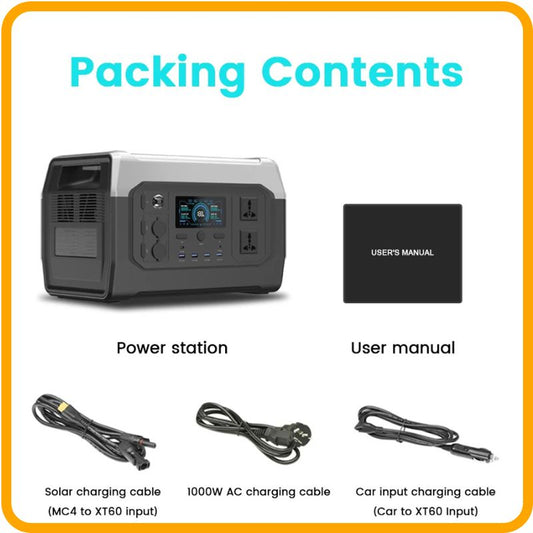 Centrale électrique portable – Générateurs solaires pour alimentation de secours, camping, camping-car et hors réseau