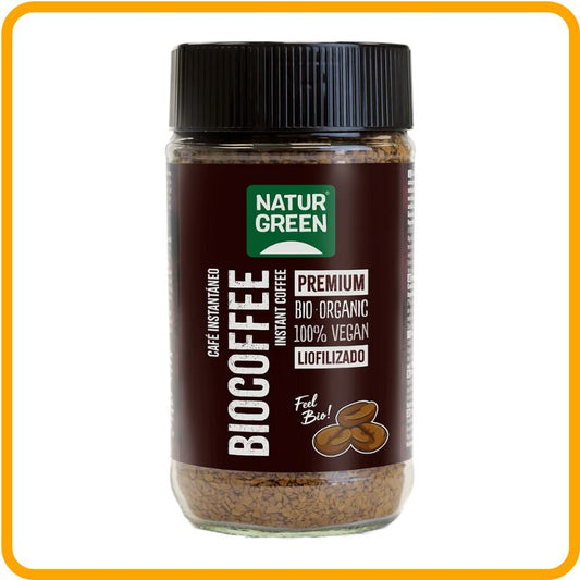 Naturgreen Biocoffee – Café instantané bio (100 g) | Naturel, végétalien et rapide à préparer