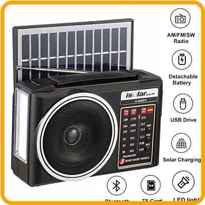 Discover the Multi-Band Emergency Radio with Solar Charging or Battery, perfect for staying connected during emergencies.