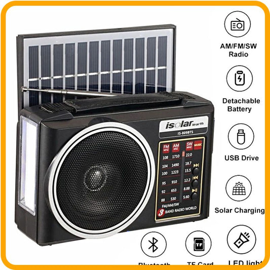 Discover the Multi-Band Emergency Radio with Solar Charging or Battery, perfect for staying connected during emergencies.