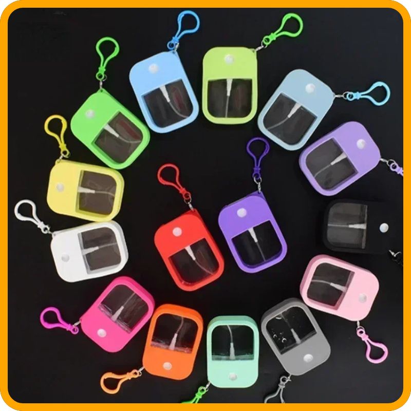 Petit vaporisateur désinfectant pour les mains avec porte-clés