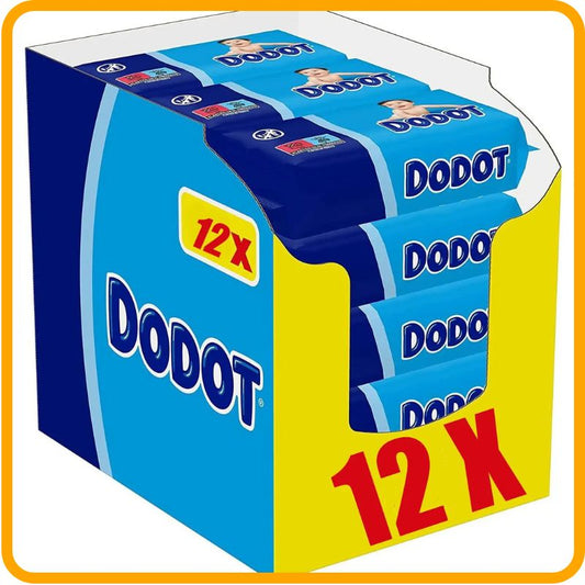 Lingettes pour bébé Dodot – 624 lingettes | Nettoyage doux 