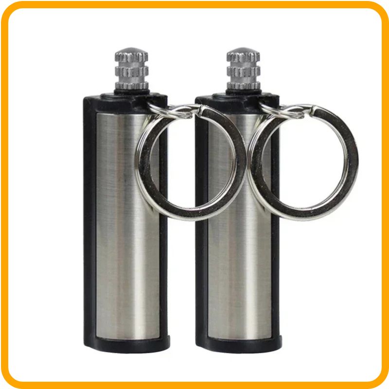 Briquet de survie en métal étanche – Bâton allume-feu immortel 