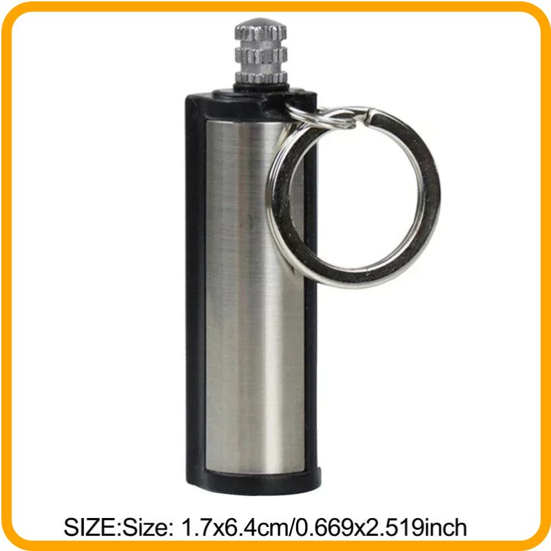 Briquet de survie en métal étanche – Bâton allume-feu immortel 