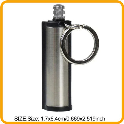 Briquet de survie en métal étanche – Bâton allume-feu immortel 