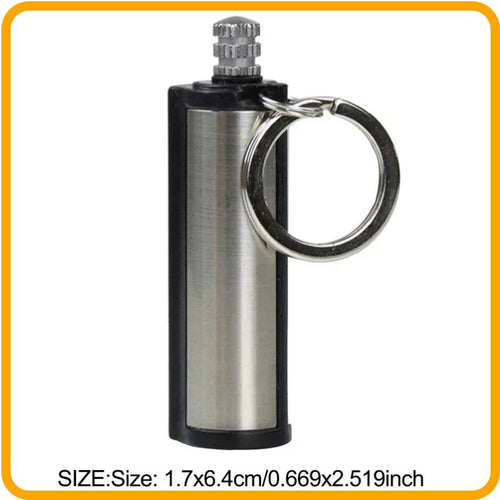 Briquet de survie en métal étanche – Bâton allume-feu immortel 