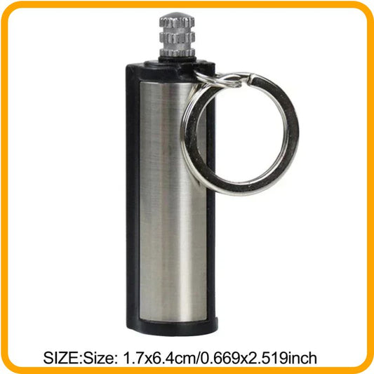Briquet de survie en métal étanche – Bâton allume-feu immortel 