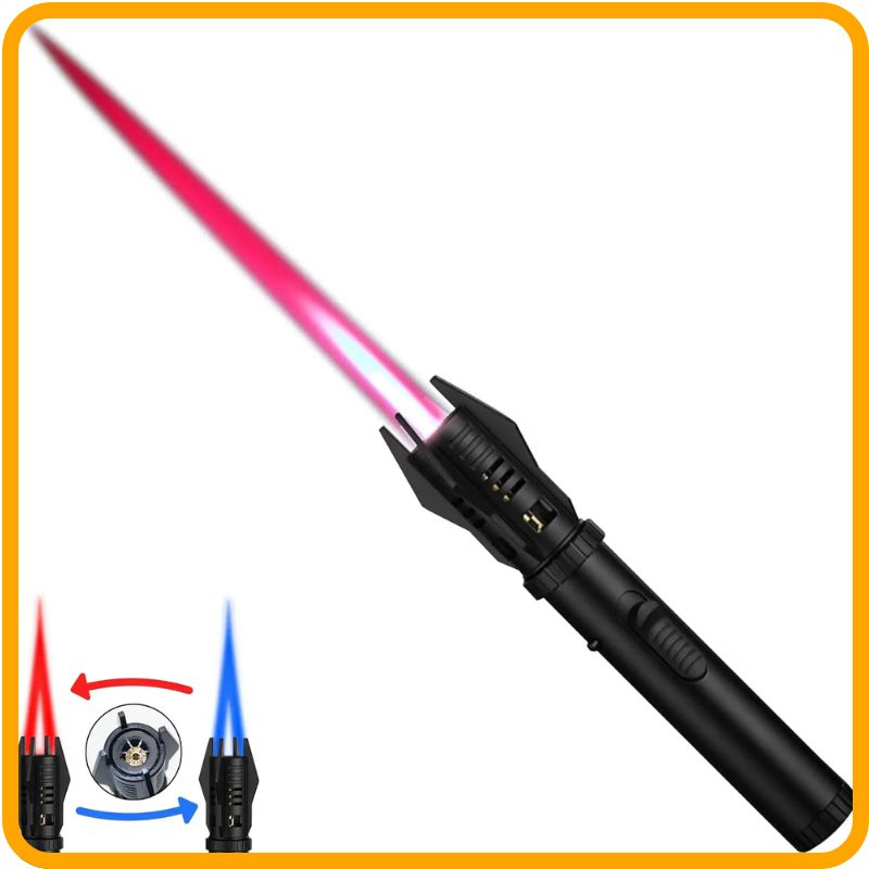 Briquet torche – Jet Flame coupe-vent avec verrouillage de sécurité