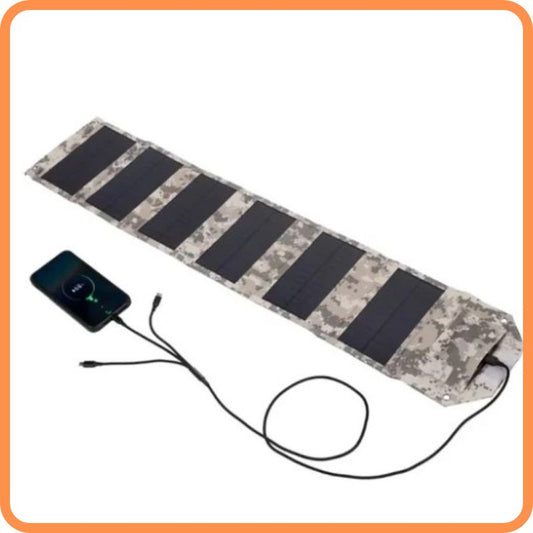 100W Foldable Solar Charger – USB Power Anywhere, Anytime