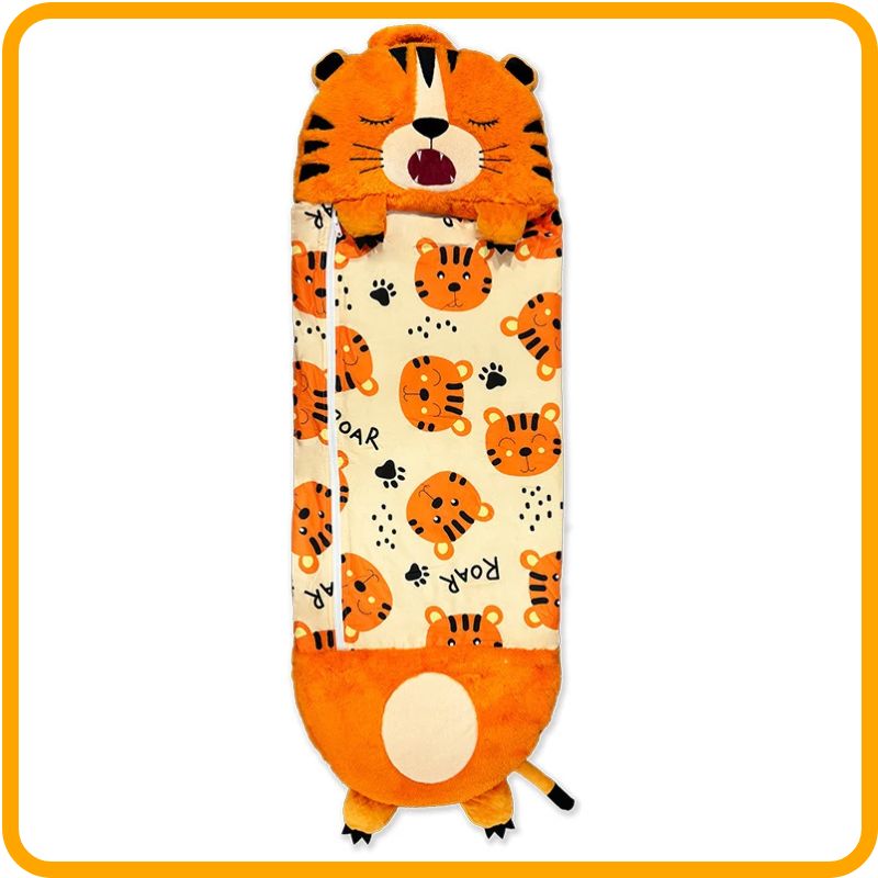 Gigoteuse convertible 2 en 1 pour enfants et oreiller en peluche – Motif dessin animé doux pour les 3 à 12 ans