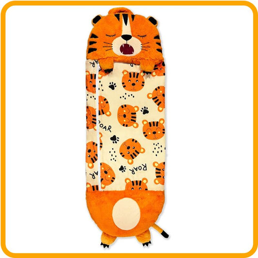 Gigoteuse convertible 2 en 1 pour enfants et oreiller en peluche – Motif dessin animé doux pour les 3 à 12 ans