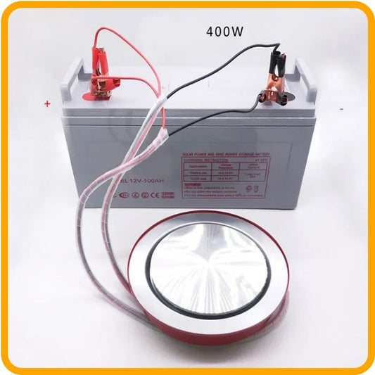 Plaque de cuisson à induction solaire 12 V 400 W – Cuisinière CC hors réseau pour usage extérieur | Aucune électricité nécessaire 