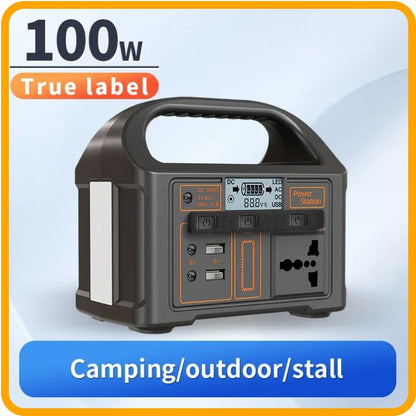 Batterie externe 100 W avec sortie CA 220 V – Batterie LiFePO₄ 24 000 mAh, charge solaire