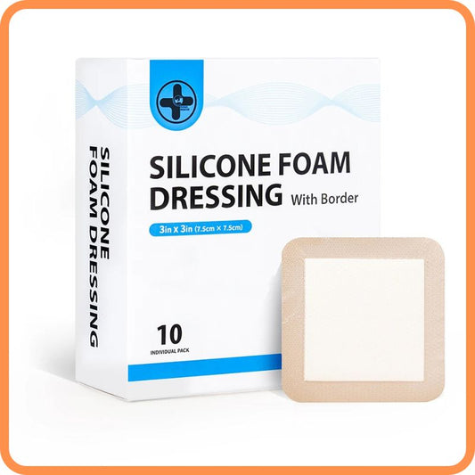 Silicone Foam Dressing - Waterproof Pack of 10