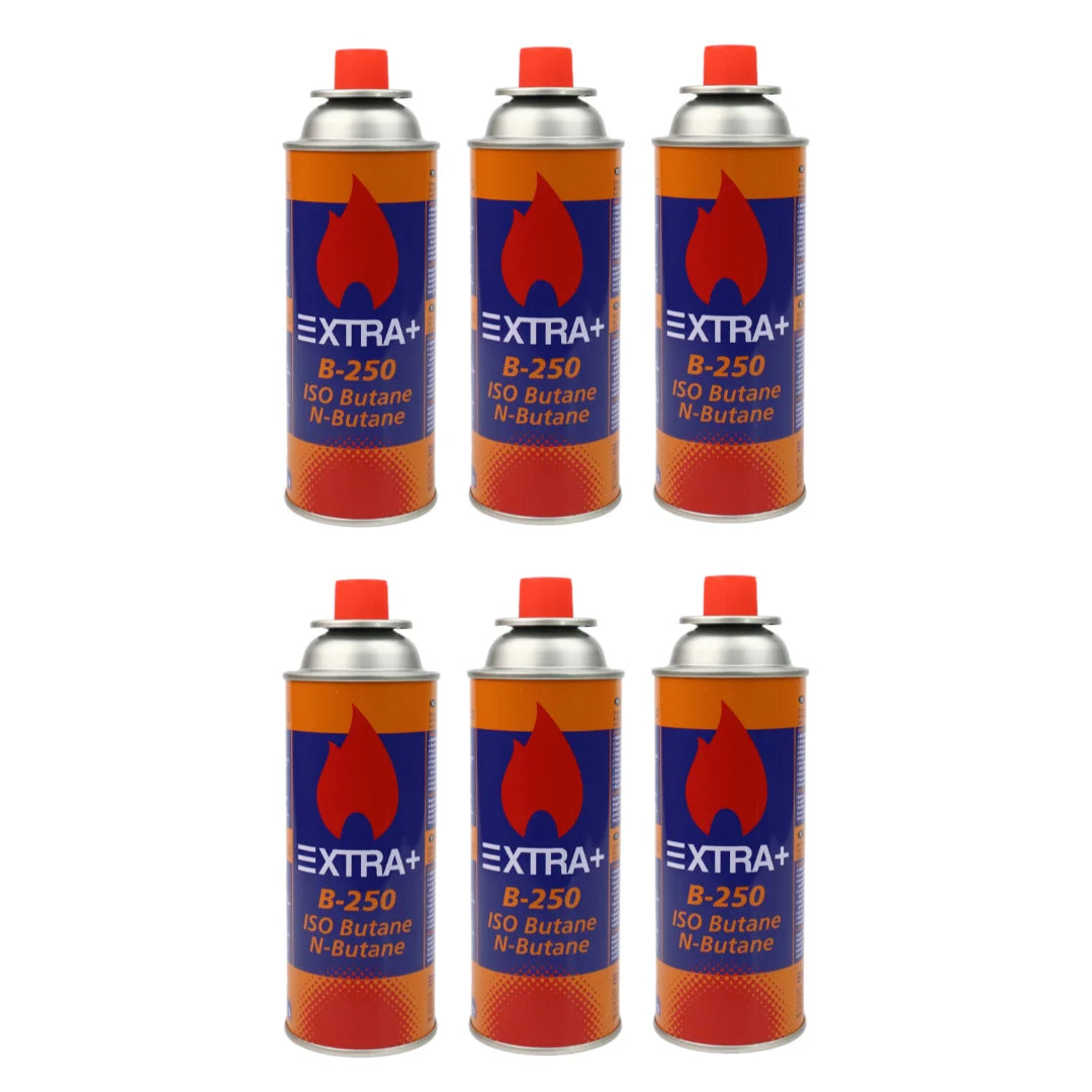 Butane Gas Cartridge – 227g Safety Valve Canister for Portable Stoves, perfect for camping stoves and cookers.