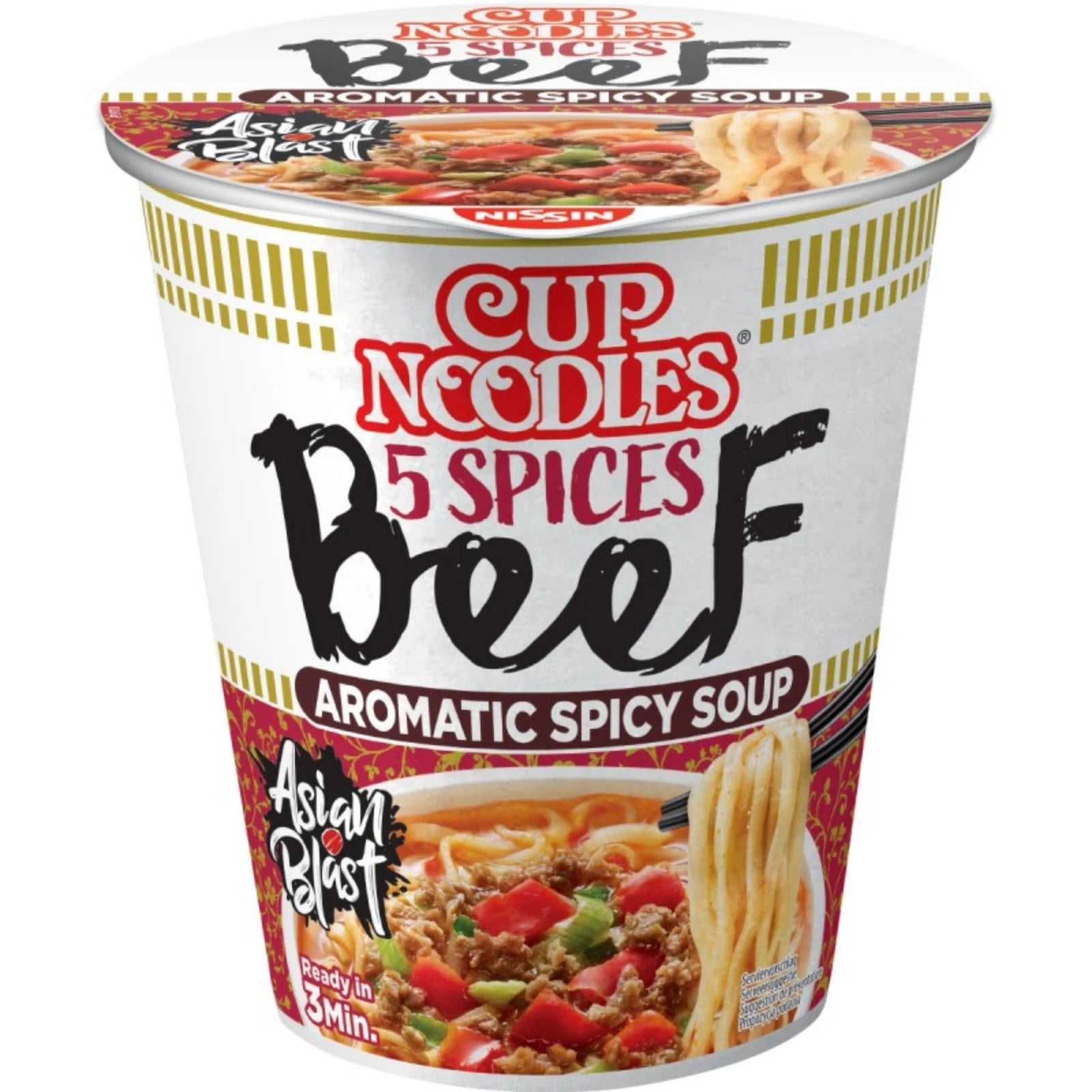 Nissin Instant Ramen Cup Noodles – Emergency Food Variety Pack offers 7 Asian flavors, perfect for storage and quick meals.