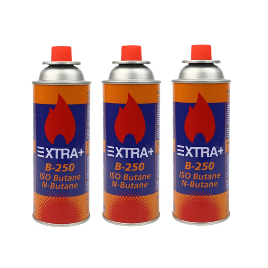 Butane Gas Cartridge – 227g Safety Valve Canister for Portable Stoves ensures safe cooking for camping and outdoor use.