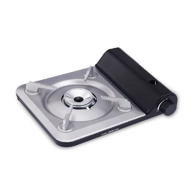 Portable Ultra-Thin Hot Pot Burner with Storage Box designed for camping and outdoor cooking convenience.