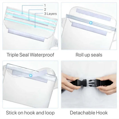 Durable Waterproof Mobile Phone Bag – Adjustable Waist Pouch | Lightweight keeps essentials safe in any chaos.
