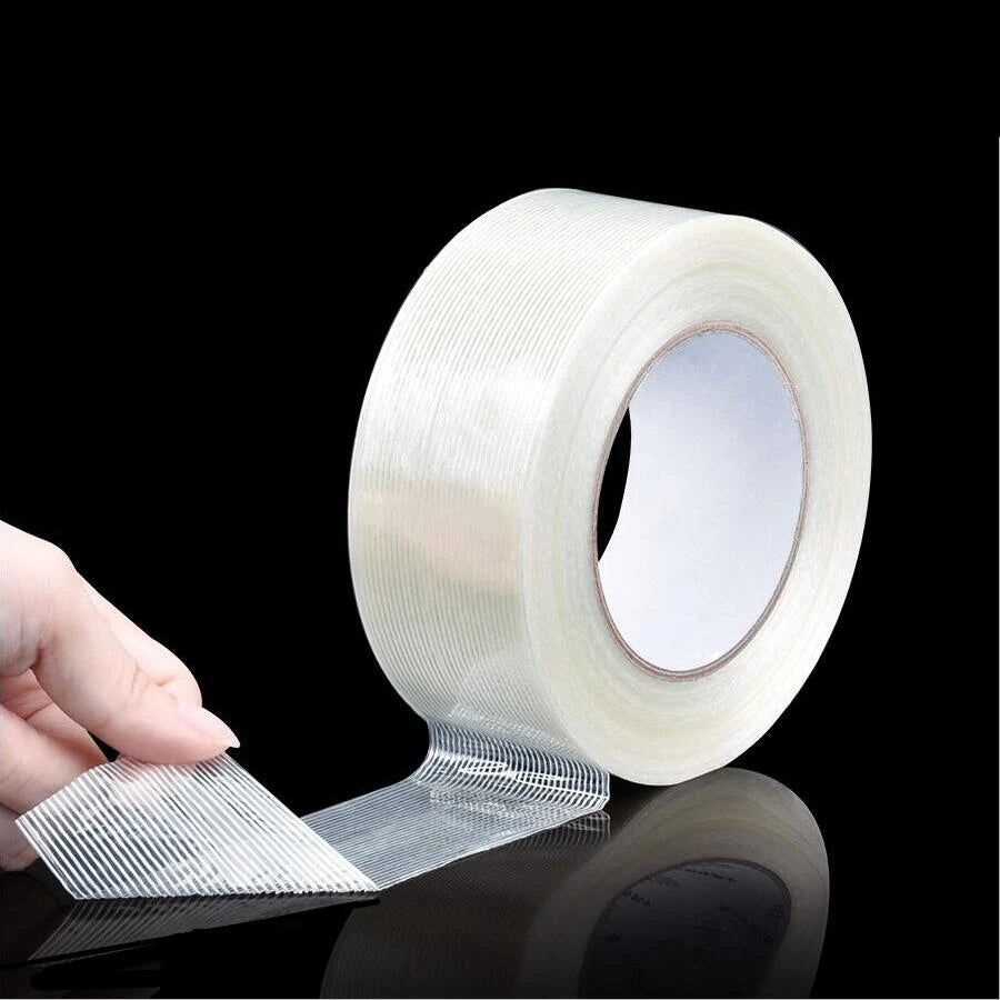 25M High-Tension Glass Fiber Adhesive Tape – Industrial-Grade, Waterproof, Tear-Resistant for durable sealing and repairs.