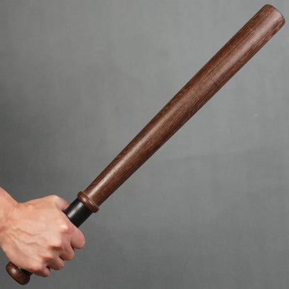 Solid Wood Baseball Bat – Heavy-Duty Self-Defense Stick for Car, Home, featuring a non-slip grip for easy handling.