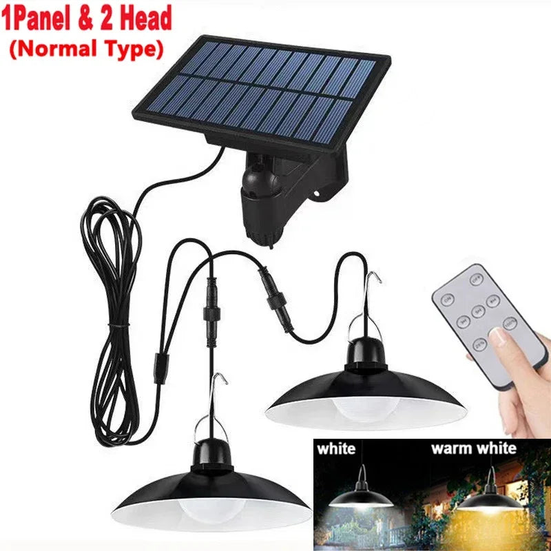 Illuminate your space with the Solar Pendant LED Light – Waterproof Outdoor Hanging Lamp, perfect for any setting.