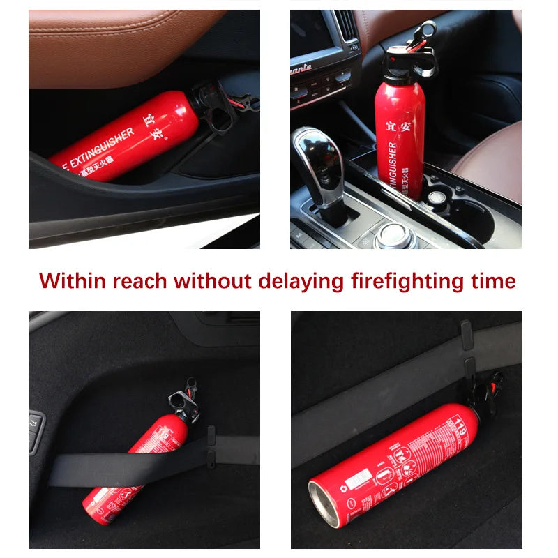 Compact 550ml Mini Car Fire Extinguisher – Water-Based Emergency Fire Suppression, perfect for quick fire response.