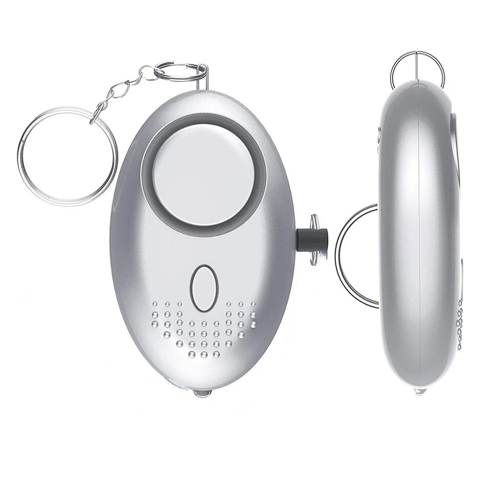 Compact 130dB Personal Safety Alarm Keychain – Anti-Attack, Anti-Wolf, Emergency Alert for peace of mind.