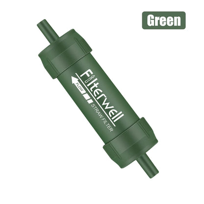 Mini Water Filter Straw – Portable Emergency Water Purifier ensures safe drinking water in survival situations.