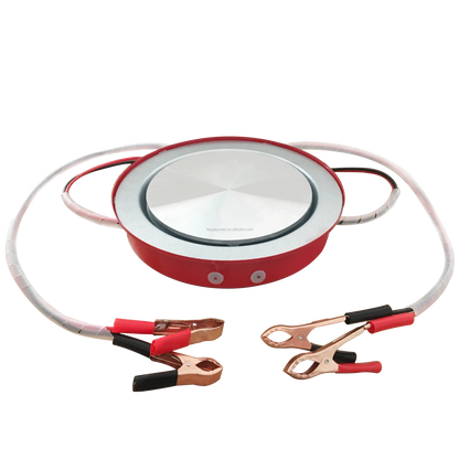 Plaque de cuisson à induction solaire 12 V 400 W – Cuisinière CC hors réseau pour usage extérieur | Aucune électricité nécessaire 