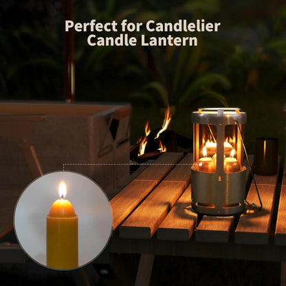 Illuminate your space with the Emergency Beeswax Candles Pack – Clean, Long-Lasting Light for Power Outages. Perfect for emergencies!