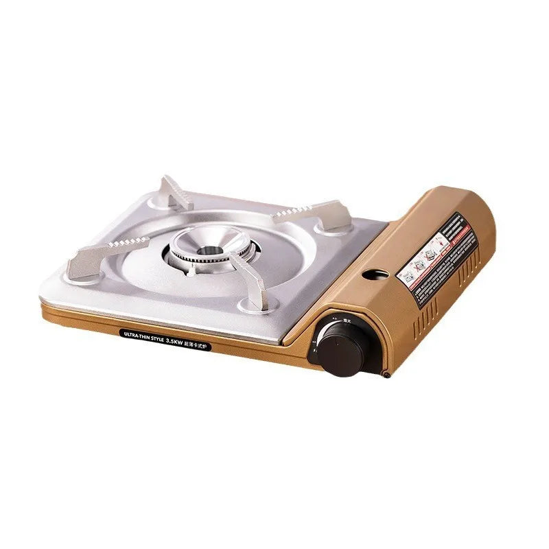 Portable Ultra-Thin Hot Pot Burner with Storage Box, perfect for camping and off-grid cooking adventures.