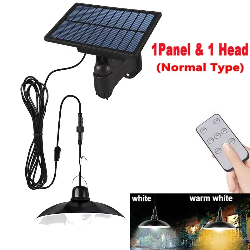 Illuminate your space with the Solar Pendant LED Light – Waterproof Outdoor Hanging Lamp, ideal for any setting.