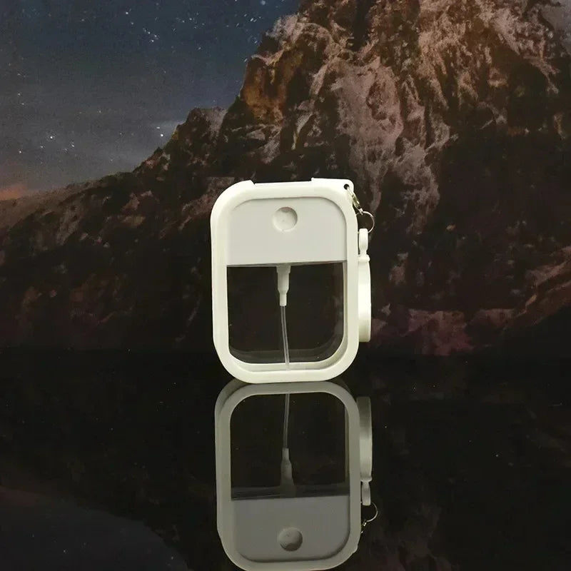 Compact Small Spray Hand Sanitizer with Keychain for on-the-go hygiene during emergencies and outdoor adventures.