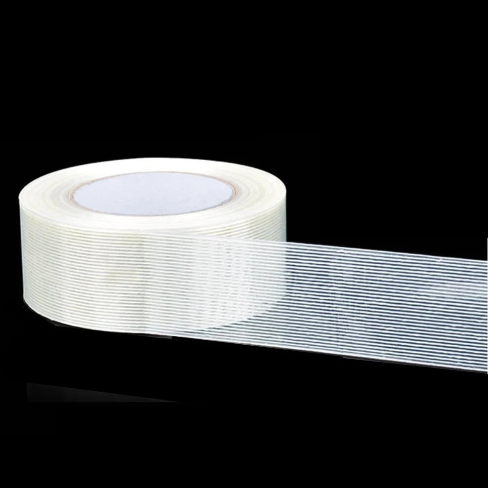 25M High-Tension Glass Fiber Adhesive Tape – Industrial-Grade, Waterproof, Tear-Resistant for heavy-duty repairs and sealing.