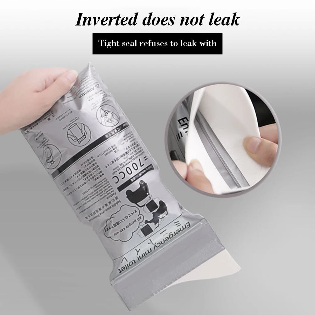 🚻 700ml Disposable Emergency Urine Bags – Portable, Leakproof offer a secure, hygienic solution for urgent bathroom needs.