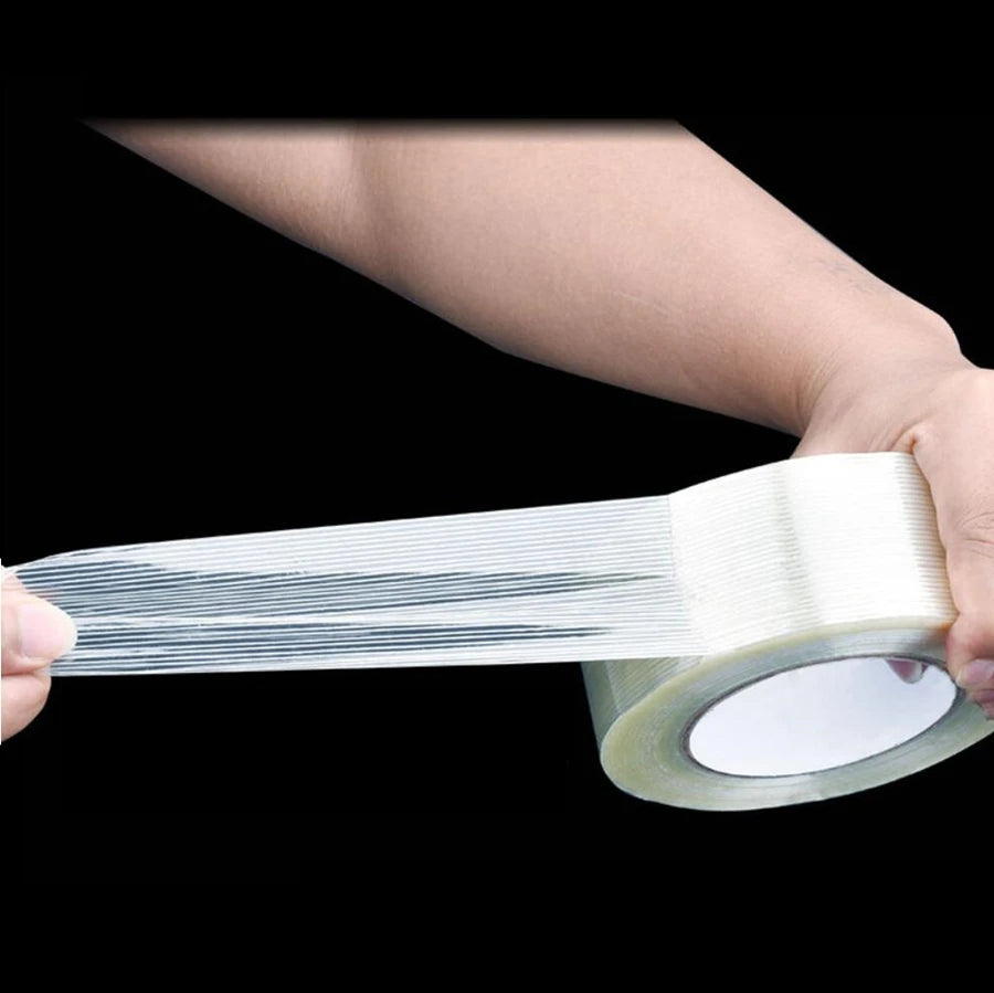25M High-Tension Glass Fiber Adhesive Tape – Industrial-Grade, Waterproof, Tear-Resistant, perfect for heavy-duty repairs.