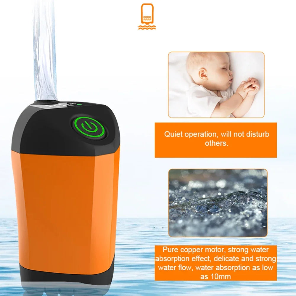 Portable Outdoor Shower with Built-In Battery offers convenient, pressurized water for outdoor adventures and emergencies.