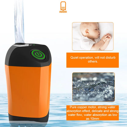 Portable Outdoor Shower with Built-In Battery offers convenient, pressurized water for outdoor adventures and emergencies.