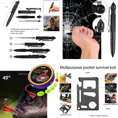 24-in-1 Survival & First Aid Kit